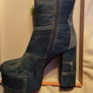 Women's Denim Boots